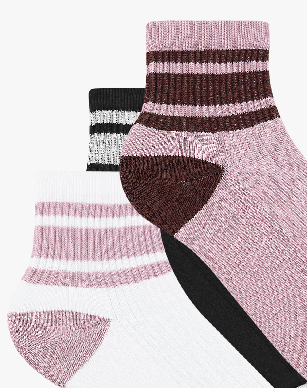 3 pares de medias cortas surtido