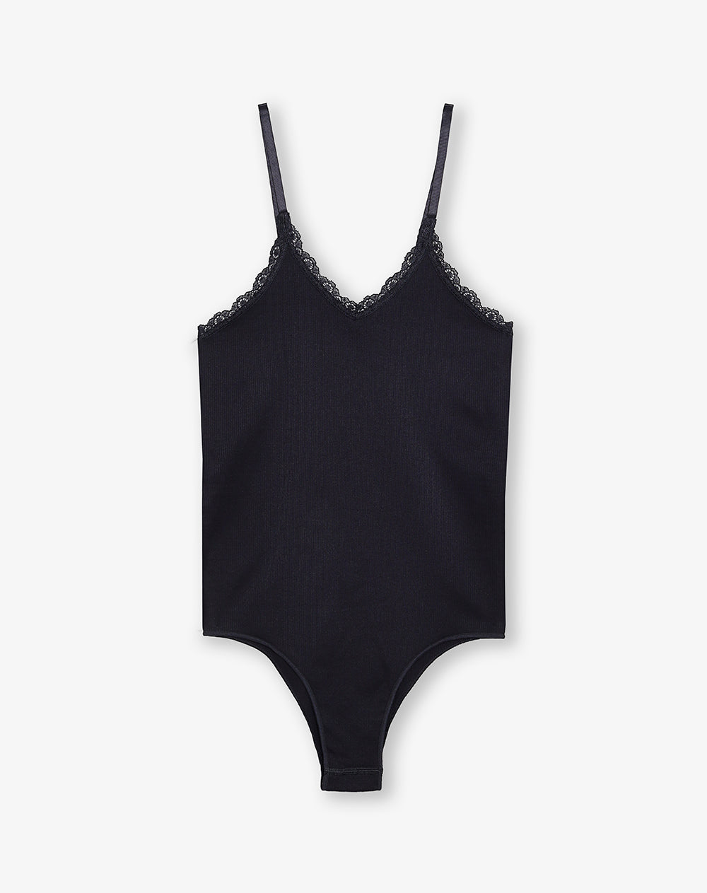 Body seamless + pantalón negro mujer