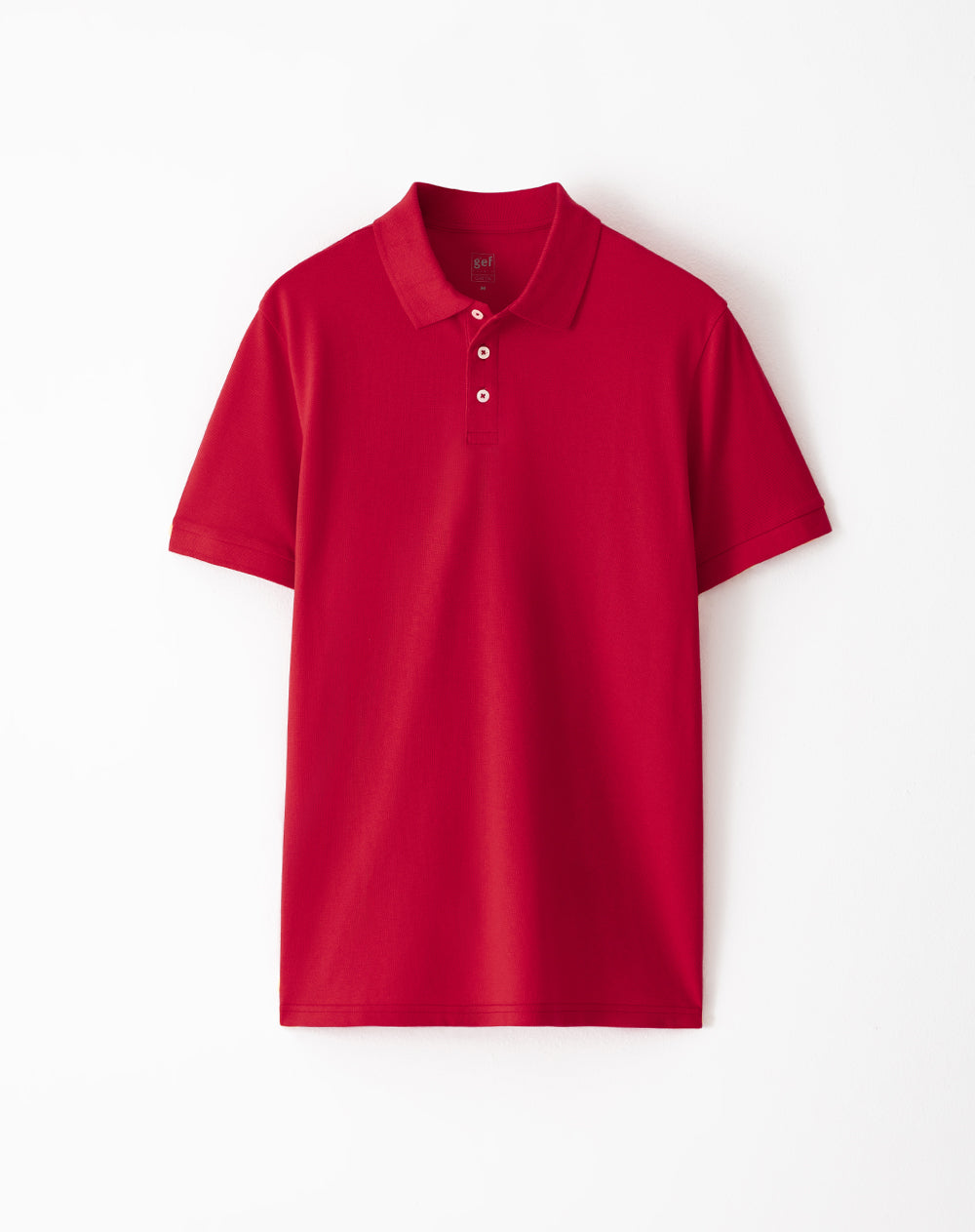 Polo slim fit roja