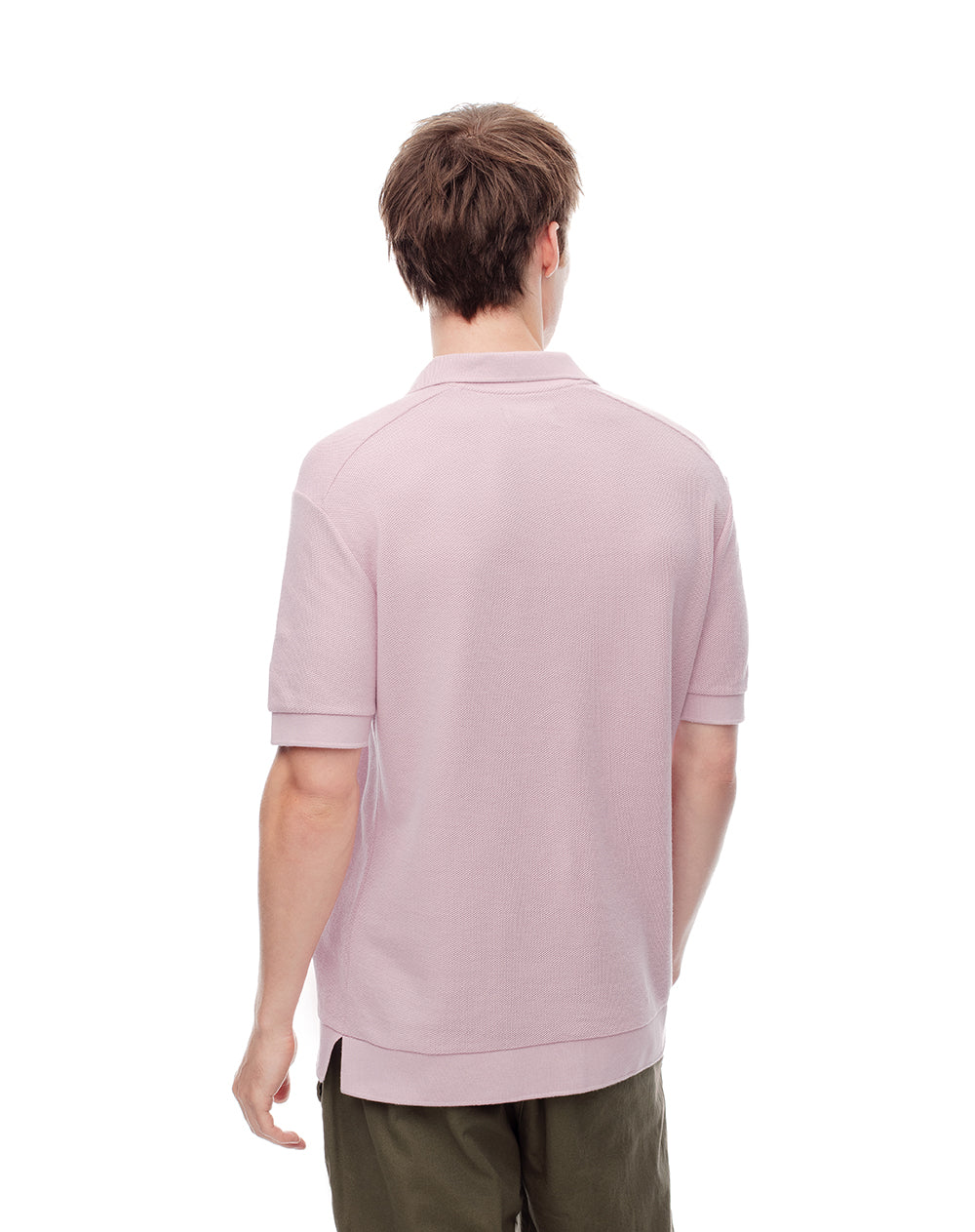 Polo regular fit palo de rosa