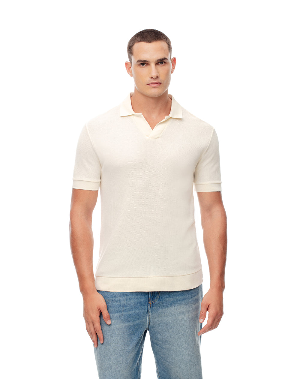 Polo regular fit vainilla