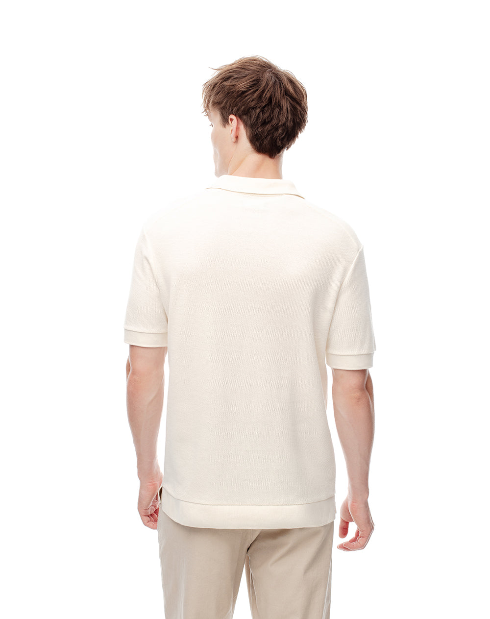 Polo regular fit vainilla