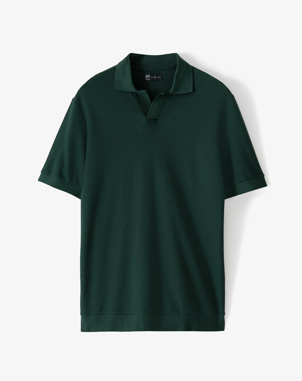 Polo regular verde hombre
