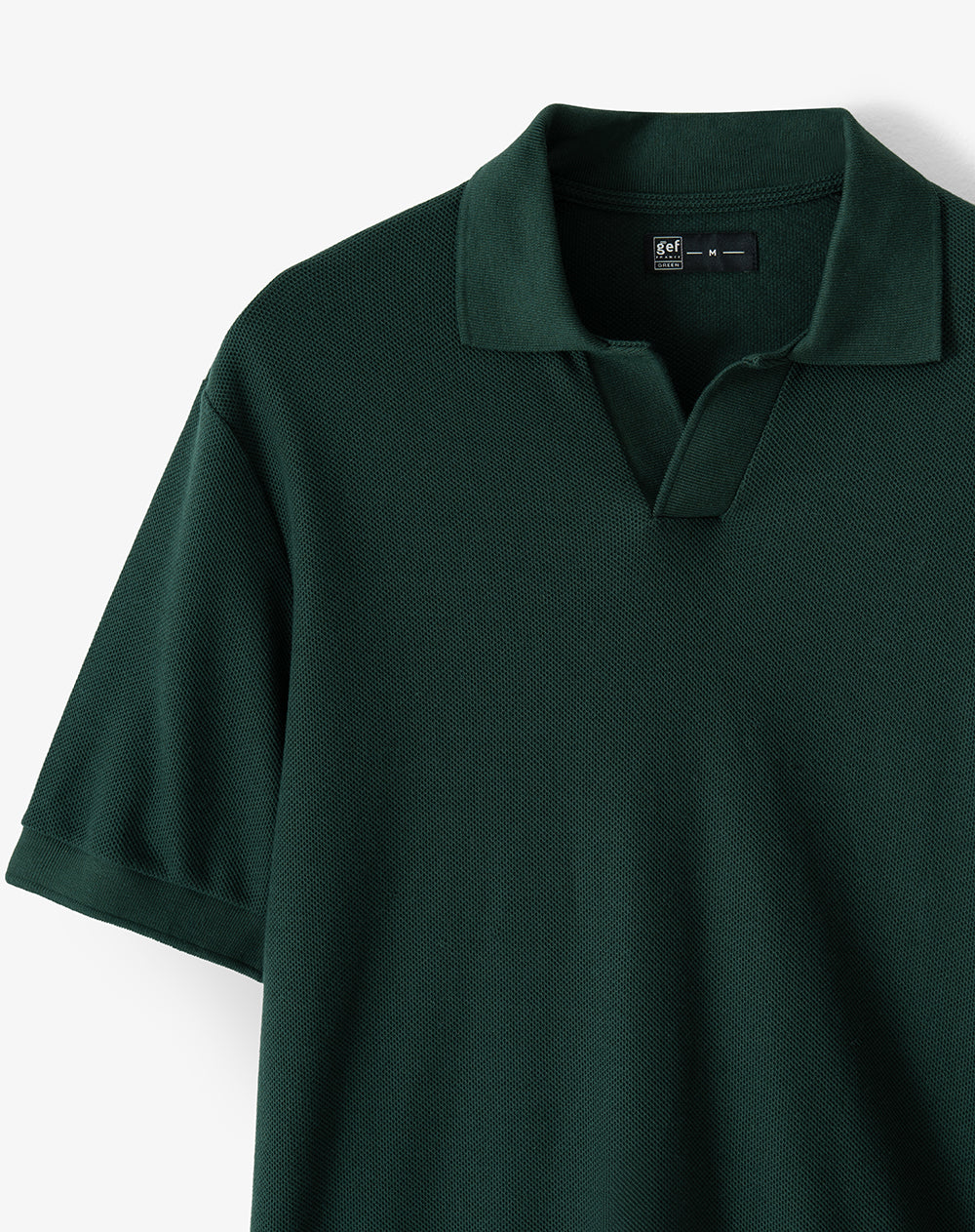 Polo regular verde hombre