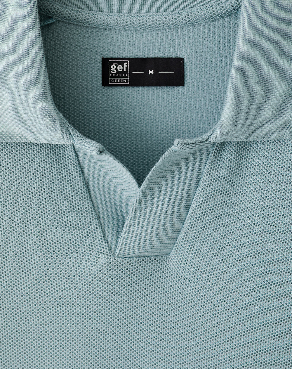 Polo regular algodón verde hombre