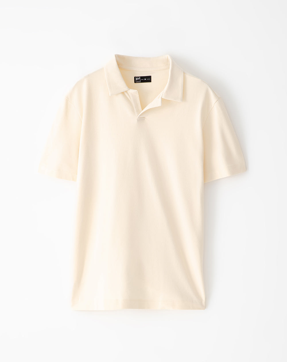 Polo regular fit crema