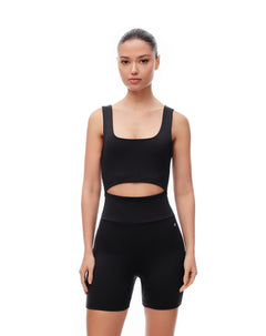 Enterizo fitted fit negro