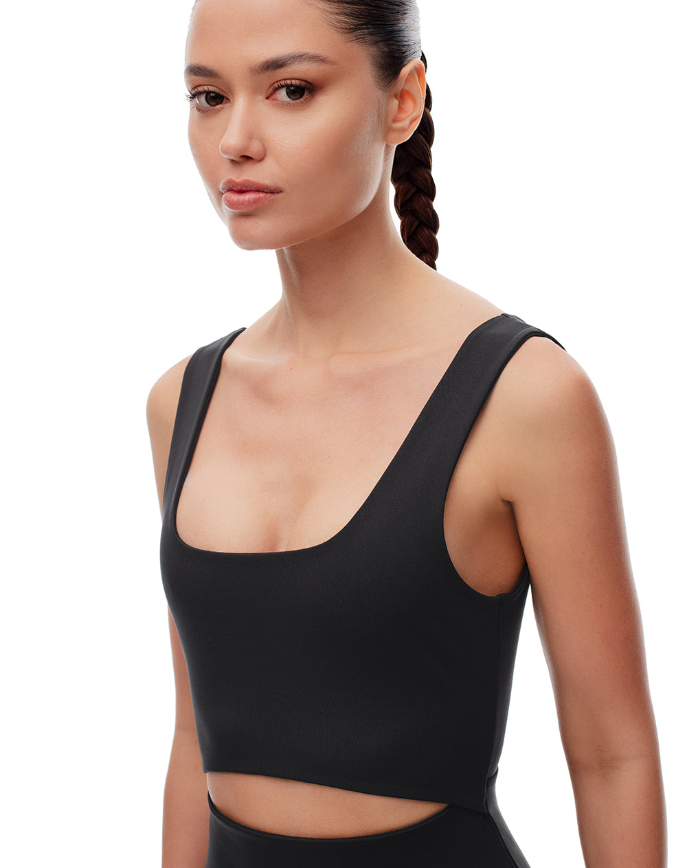 Enterizo fitted fit negro