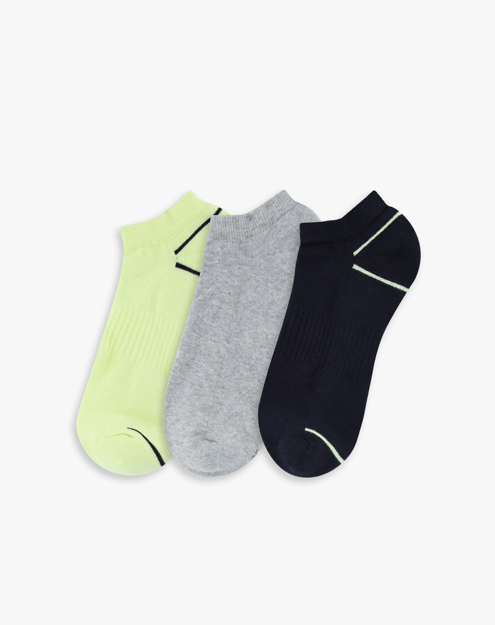 3 pares de medias tobilleras surtido