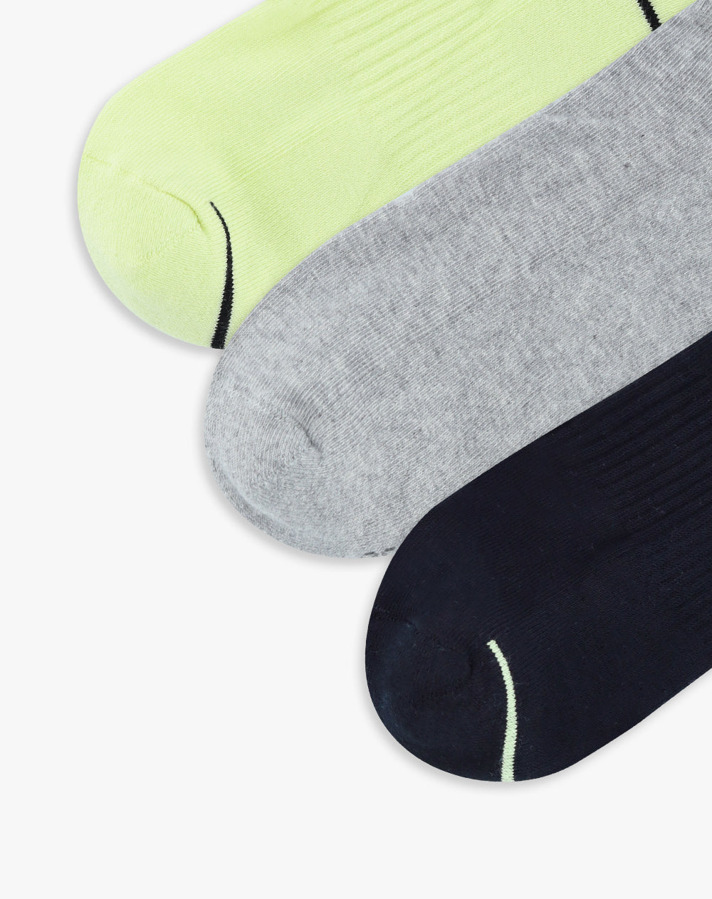 Medias hombre tobillera corta pack x3 surtido