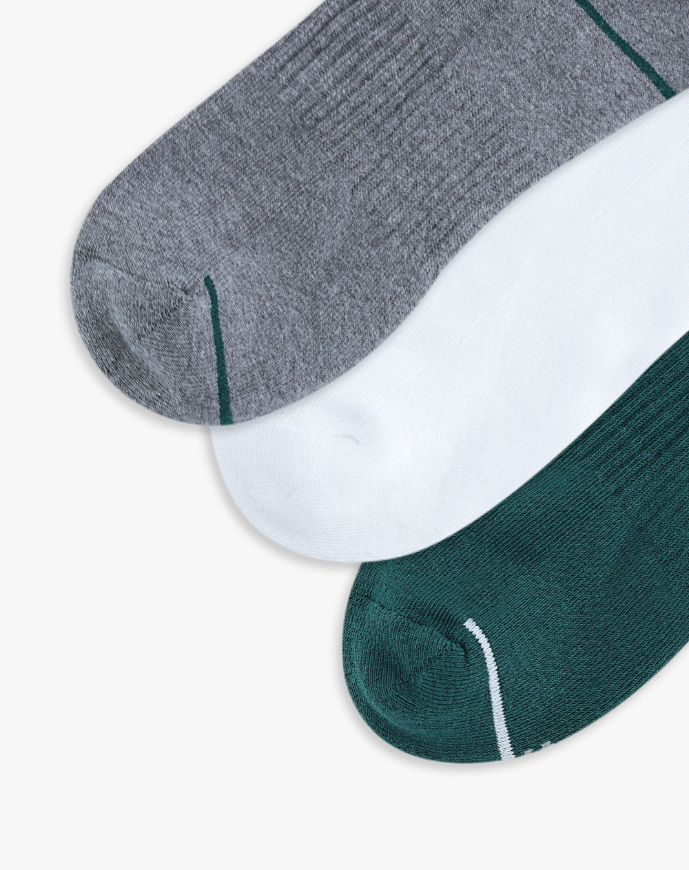 Medias hombre tobillera corta pack x3 surtido