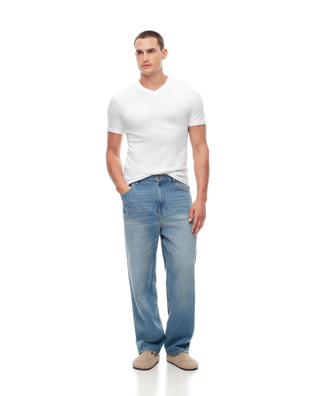 2 camisetas regular fit blanca