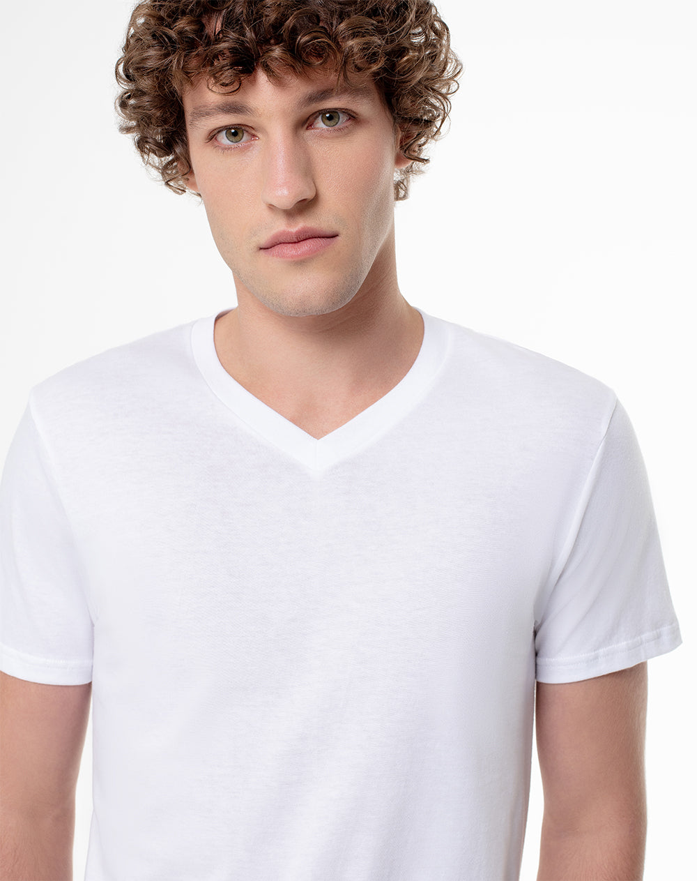 3 Piezas Camisa Marvelis Modern Fit Manga Corta / 1/2 Brazo Blanco