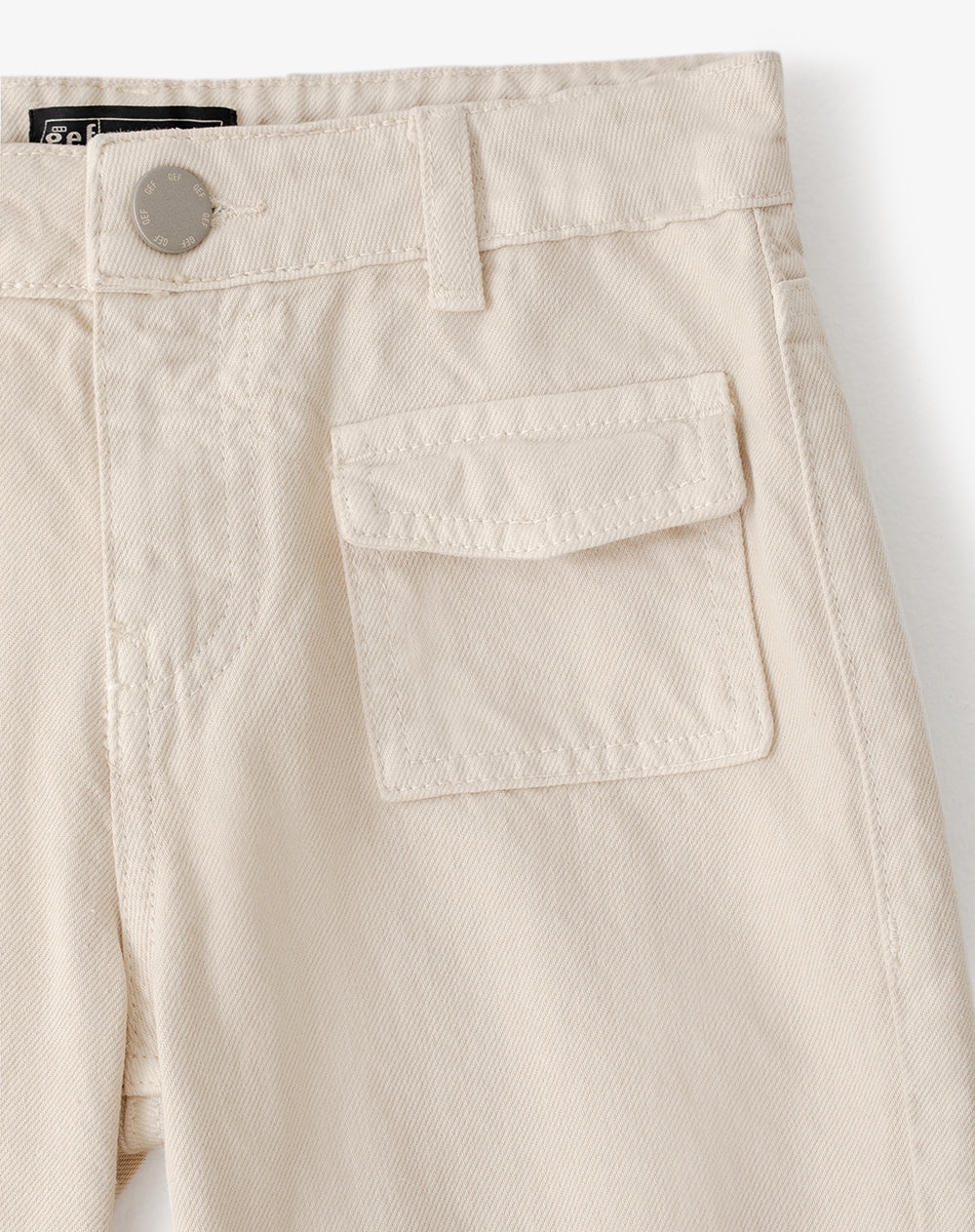 Pantalón fit tiro medio habano