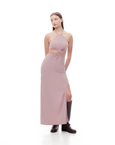 Vestido largo lila