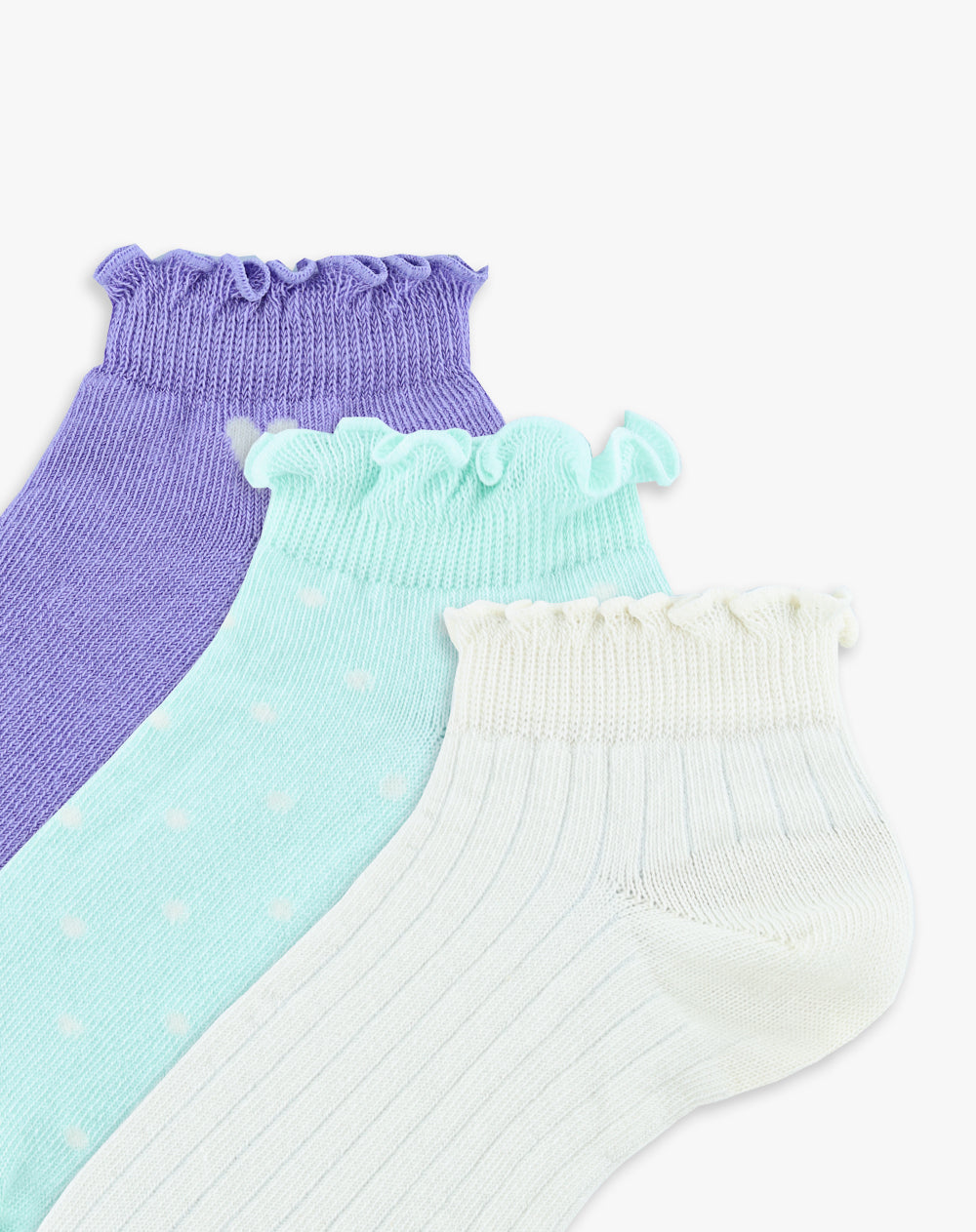 3 pares de medias tobilleras surtido