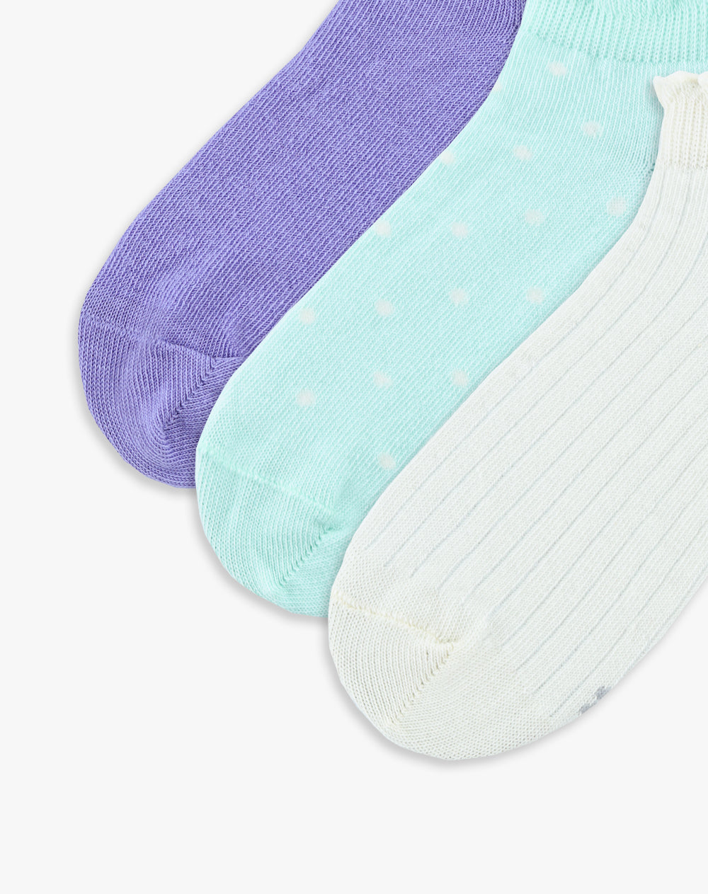 3 pares de medias tobilleras surtido
