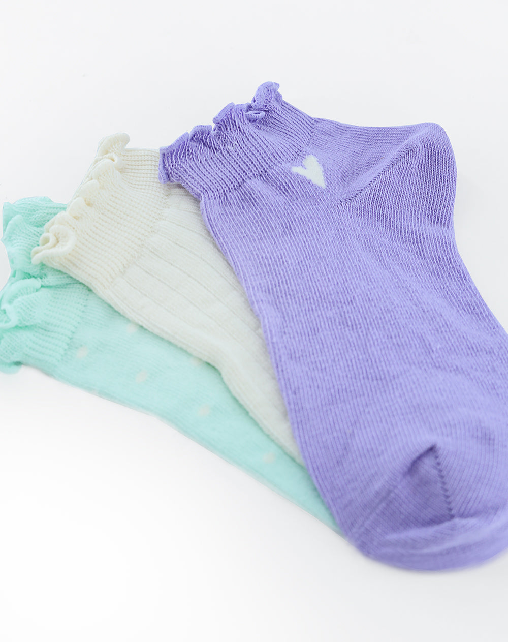 3 pares de medias tobilleras surtido