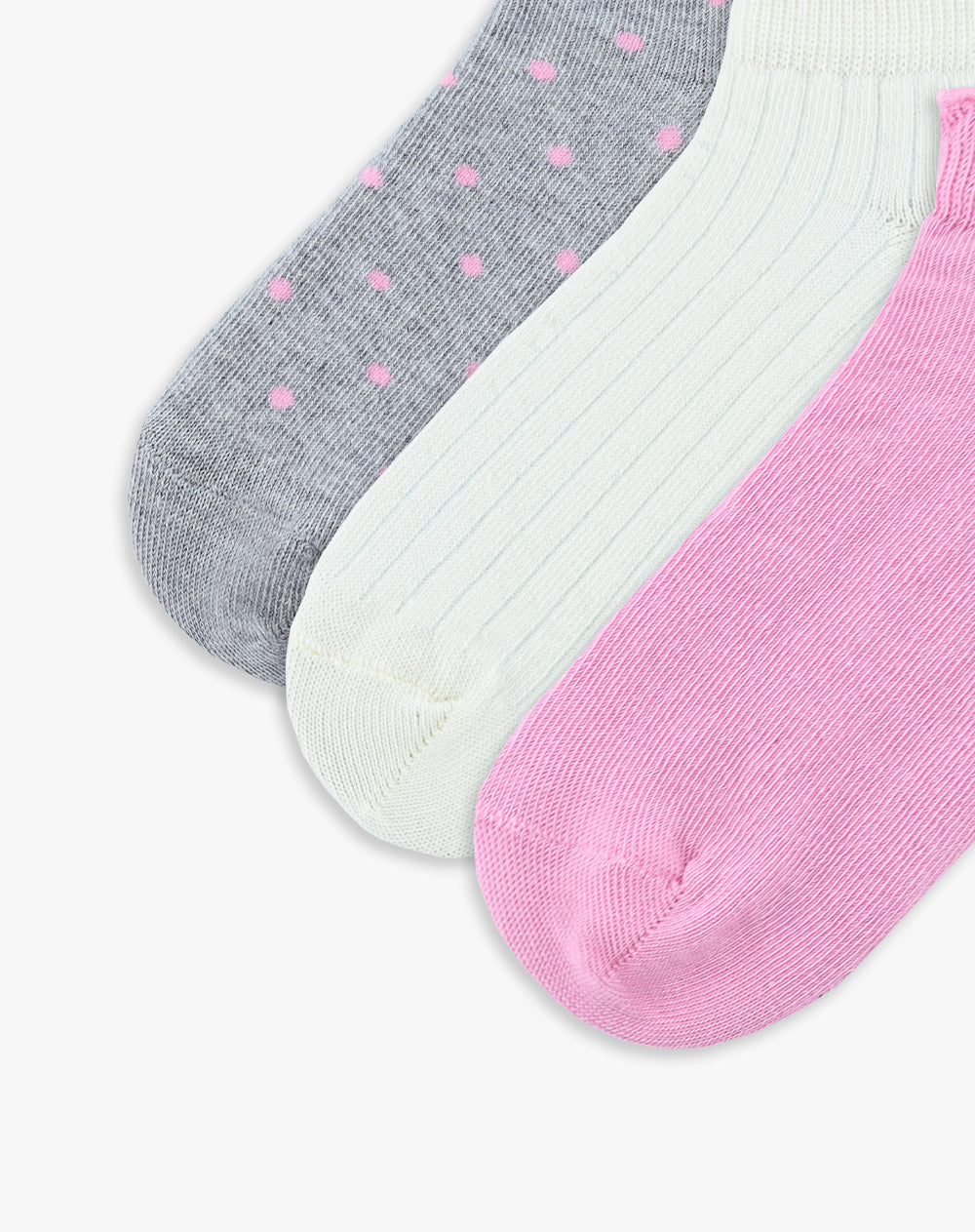 3 pares de medias tobilleras surtido