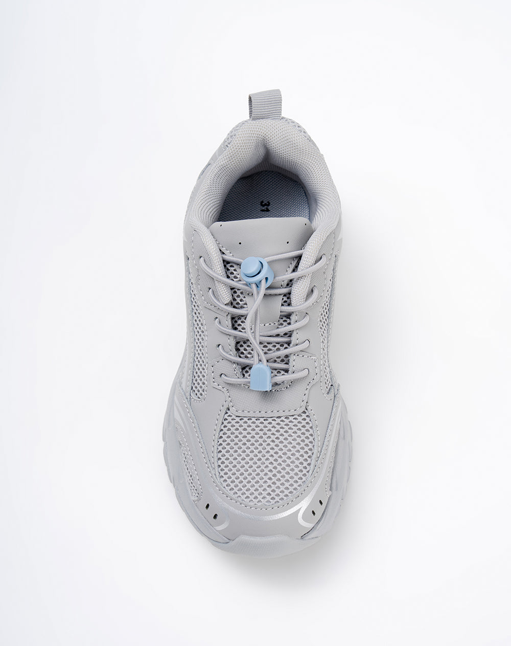 Zapatos tenis gris niño