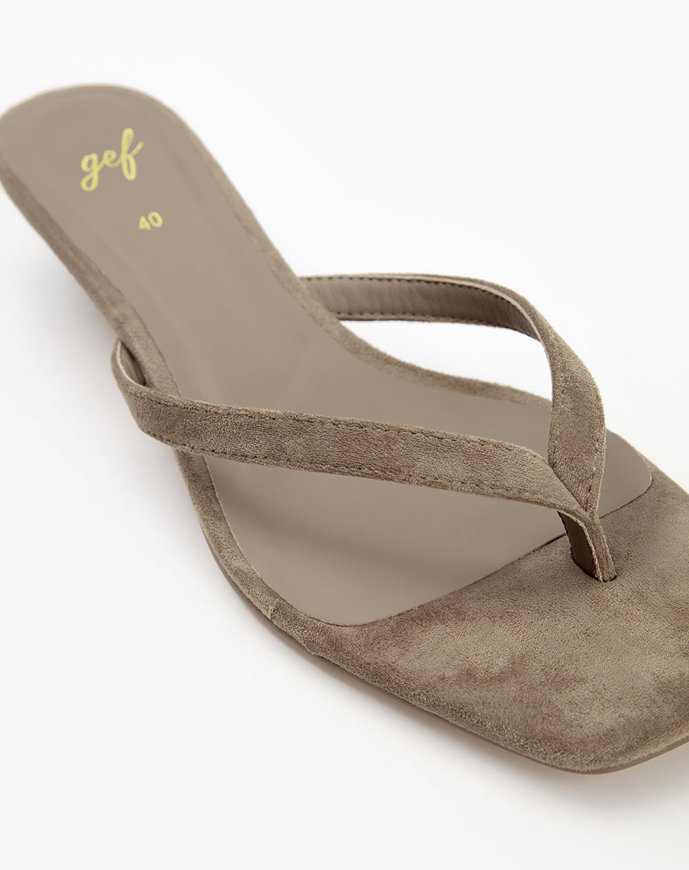 Sandalias café mujer
