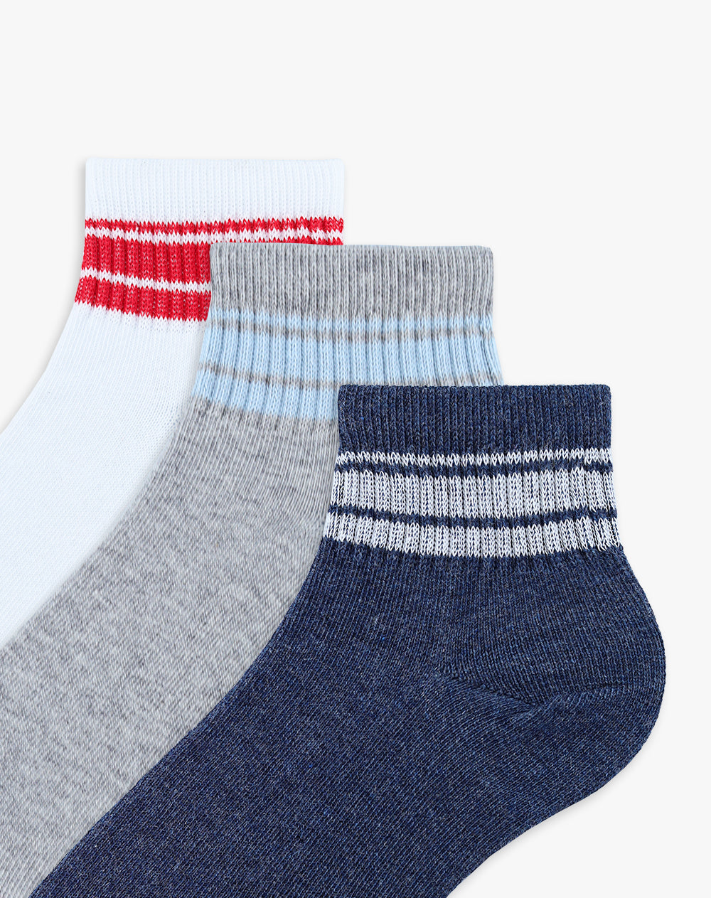 3 pares de medias cortas surtido