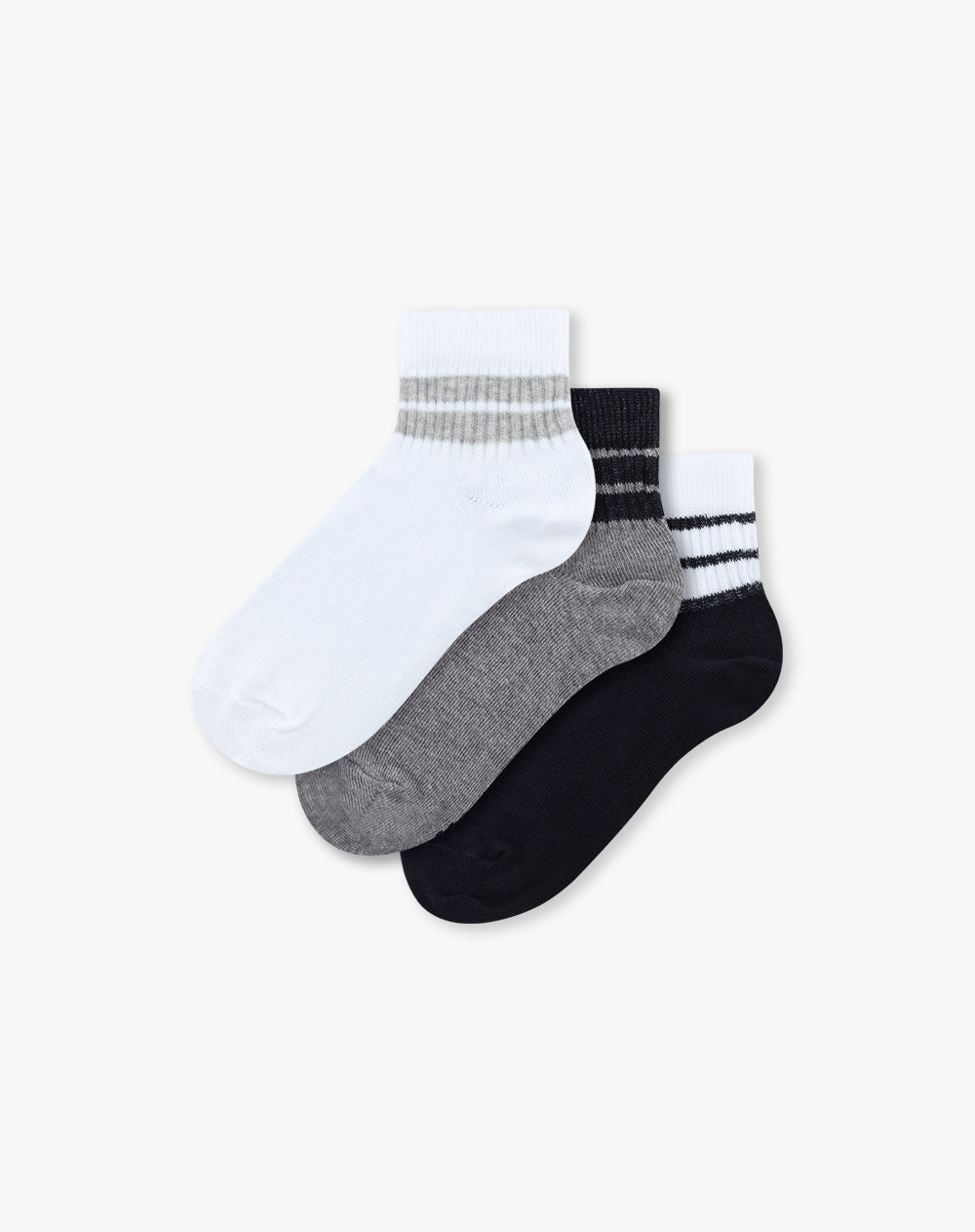 Medias niño tobillera pack x3 surtido