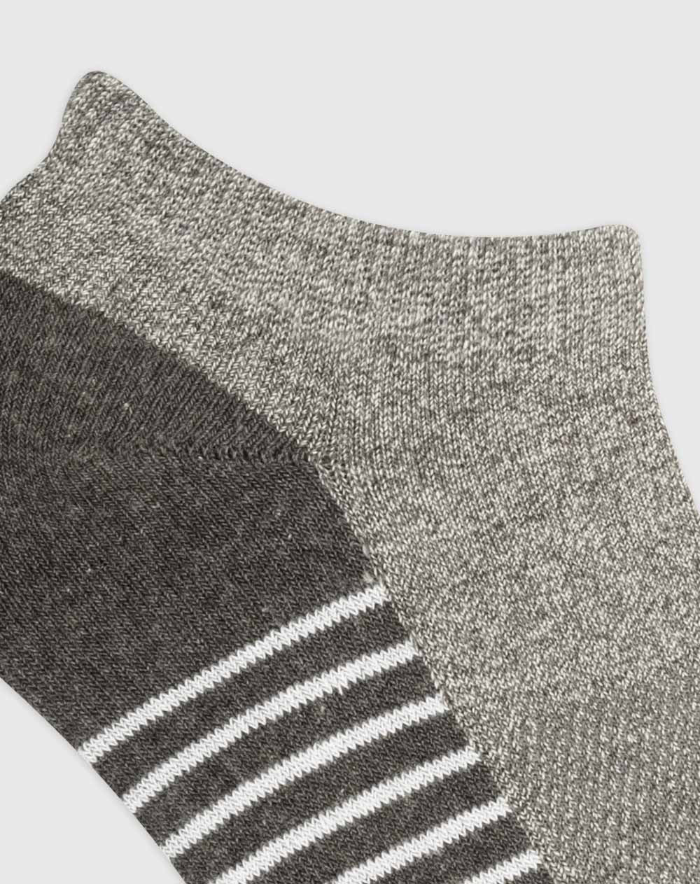 Medias para hombre tobilleras cortas algodón pack x5unds surtidas