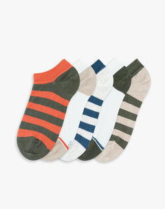 Medias niños tobillera corta pack x5 surtido