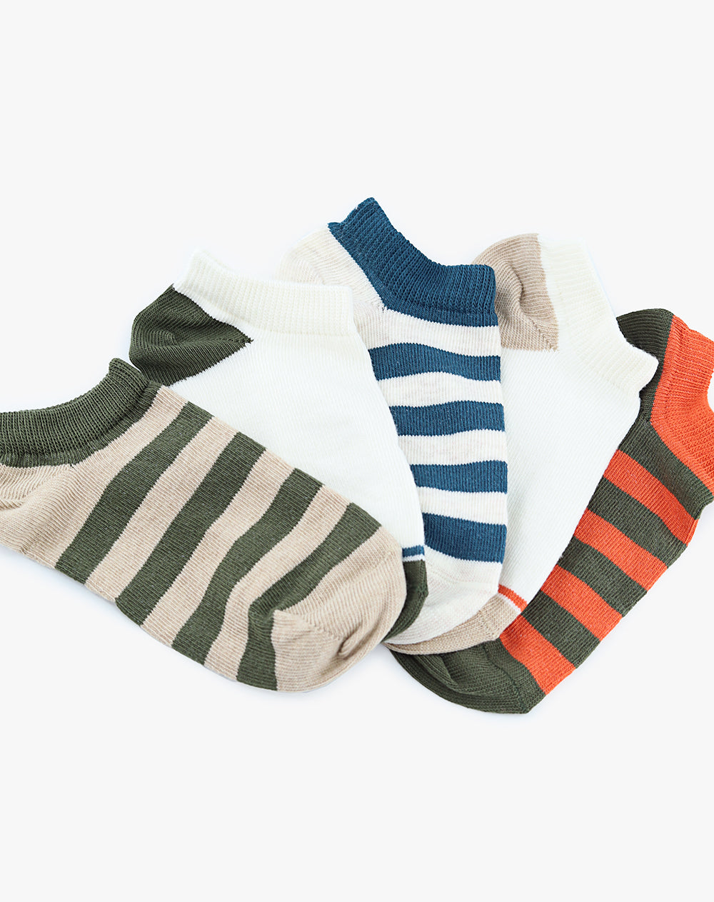 5 pares de medias tobilleras surtido