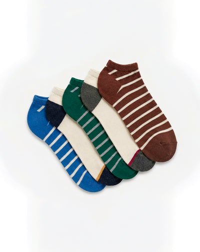 5 pares de medias tobilleras surtido