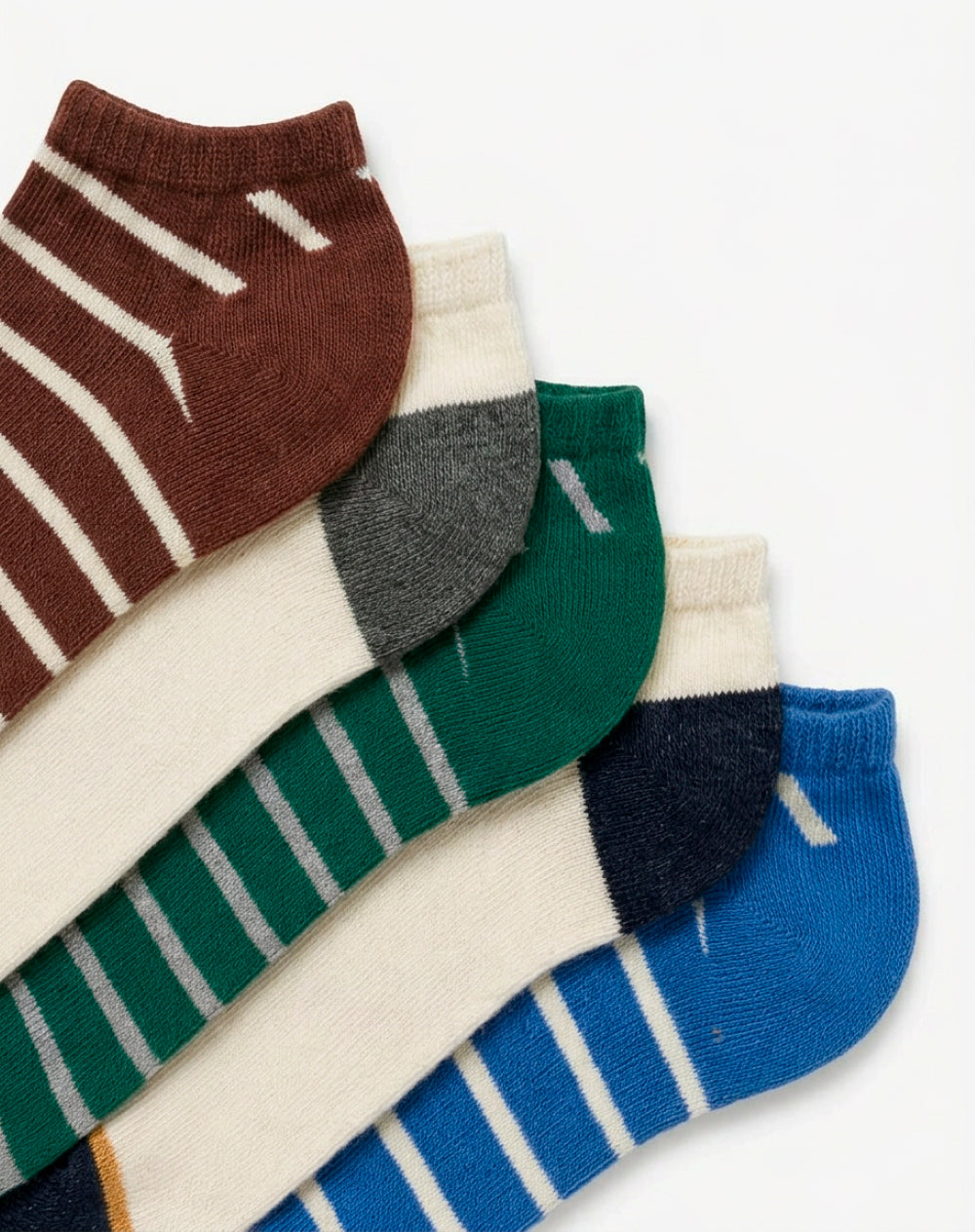 5 pares de medias tobilleras surtido