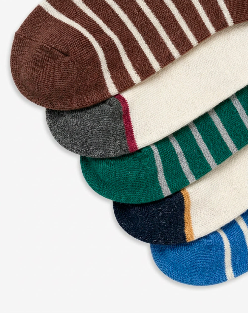 5 pares de medias tobilleras surtido