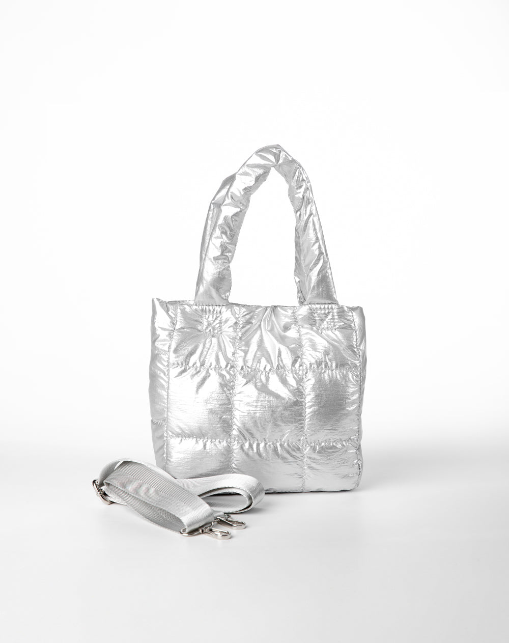 Bolso plateado