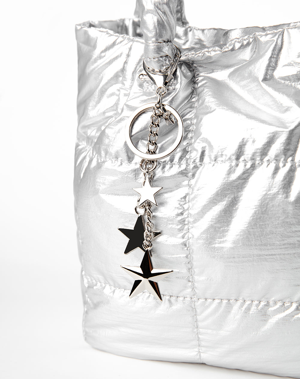 Bolso plateado