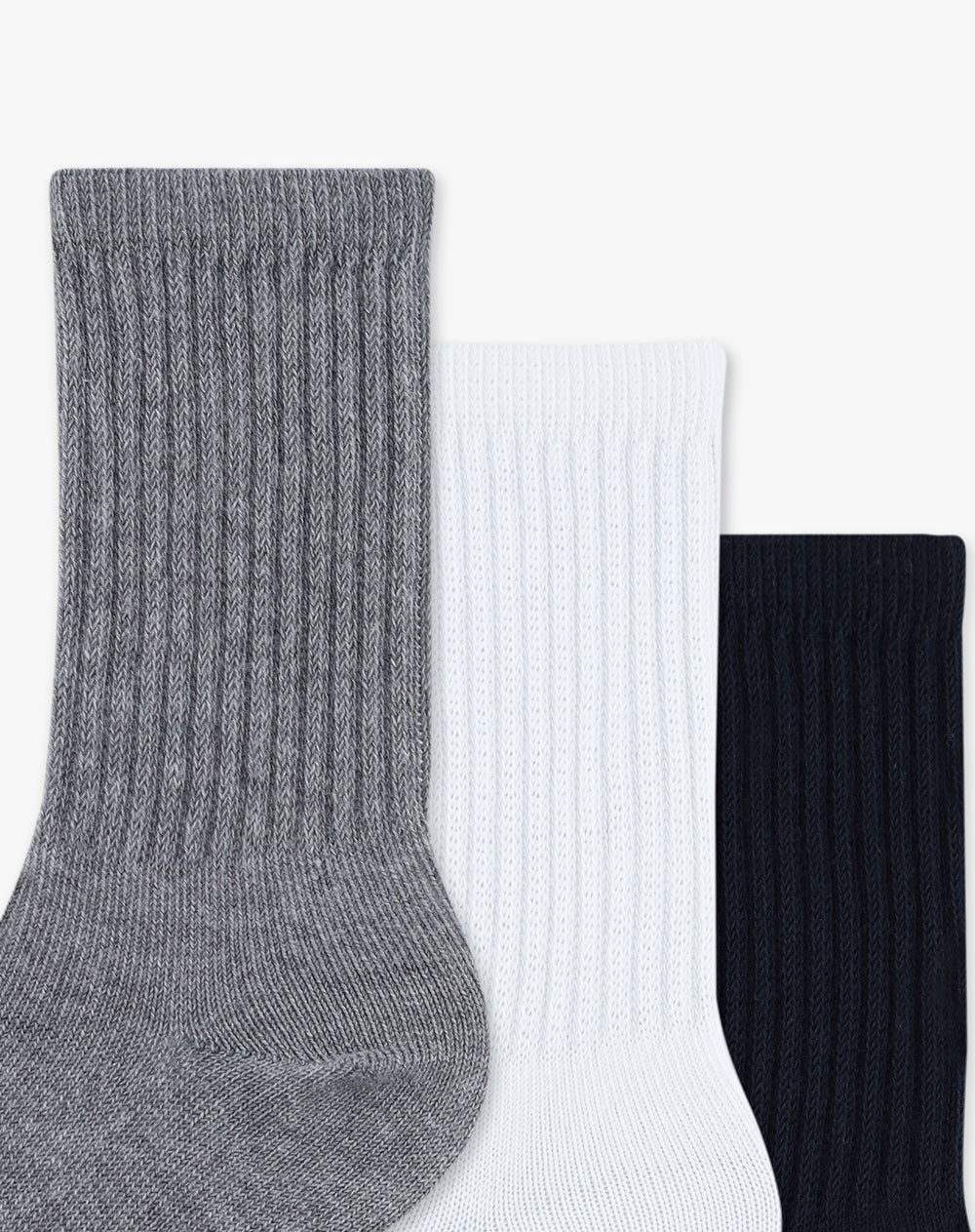 Medias niño tobillera algodón pack x3 surtido