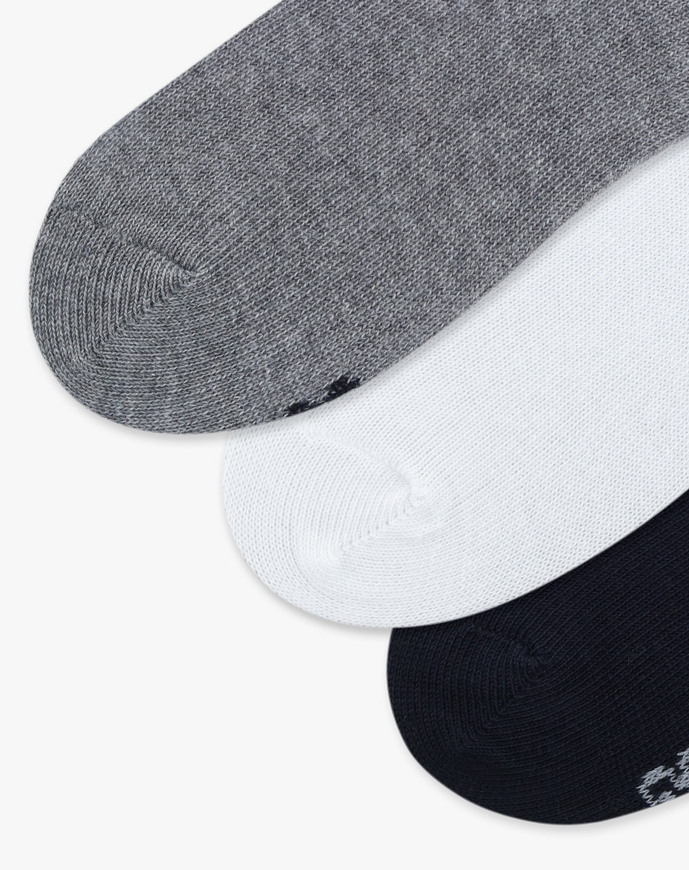 Medias niño tobillera algodón pack x3 surtido