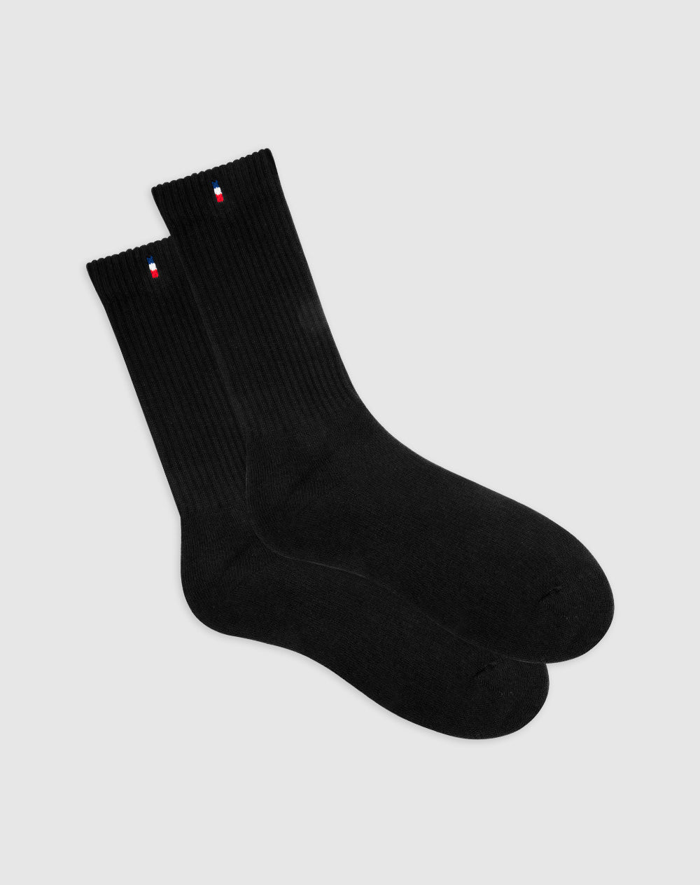 Medias para hombre largas acolchadas negras