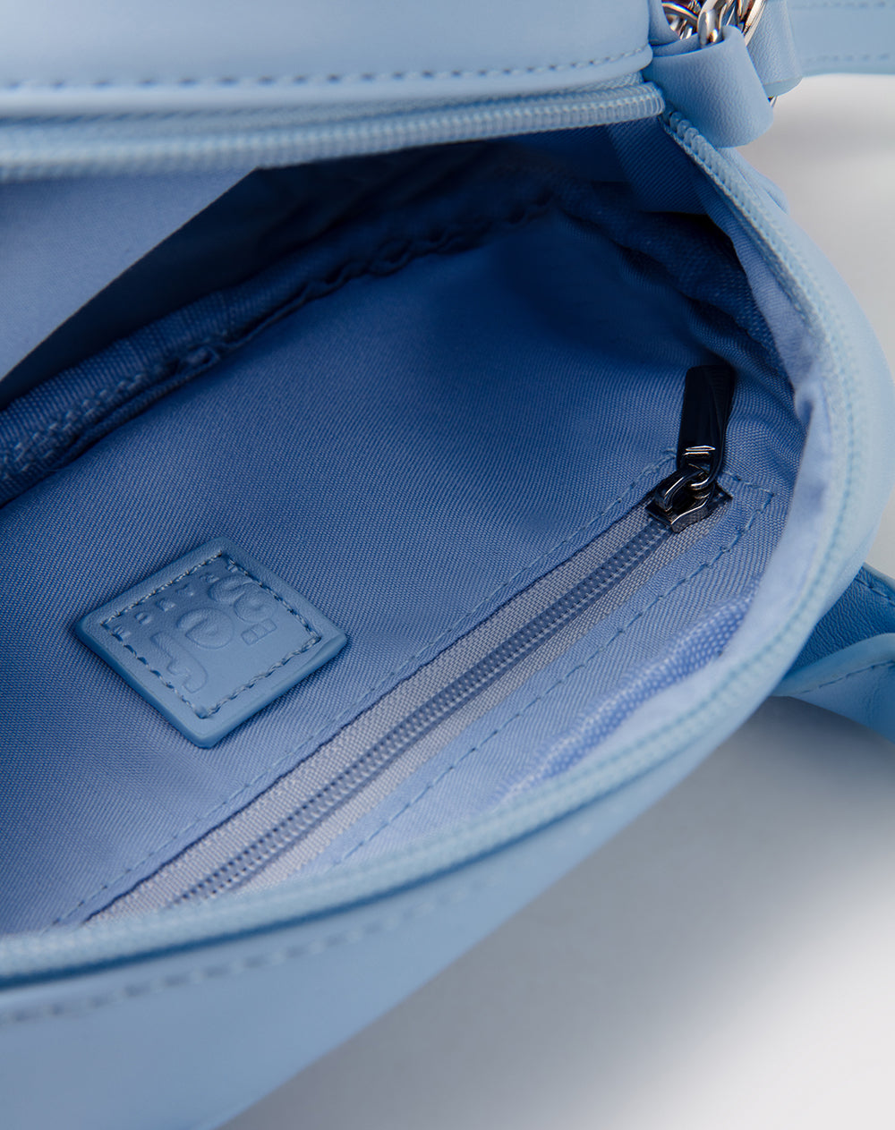 Bolso mini bowling + charm azul niña