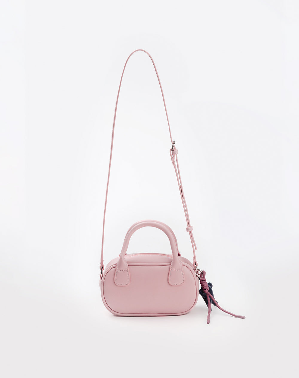 Bolso mini bowling + charm rosa niña