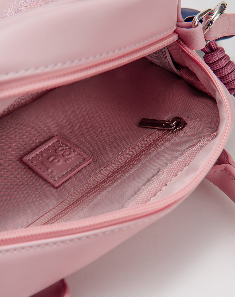 Bolso mini bowling + charm rosa niña