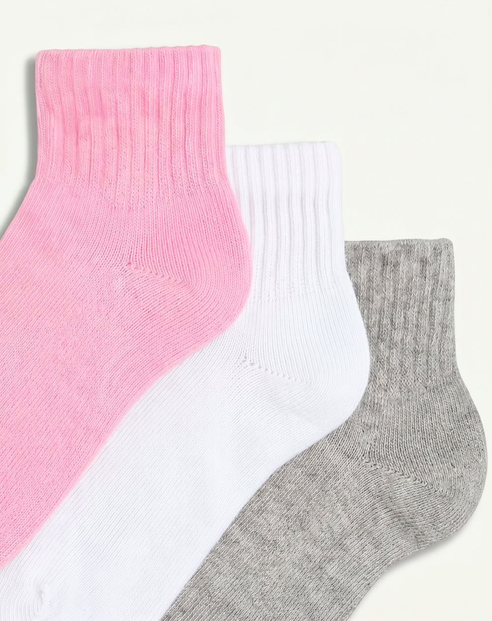 3 pares de medias cortas surtido