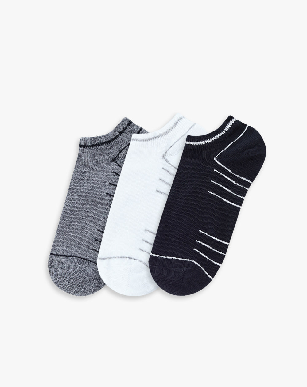 3 pares de medias tobilleras surtido