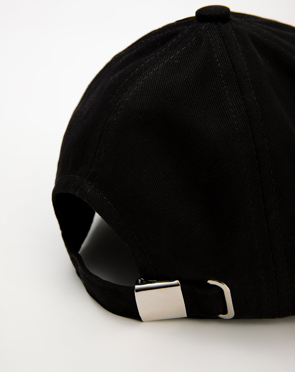 Gorra bordada negra unisex hombre