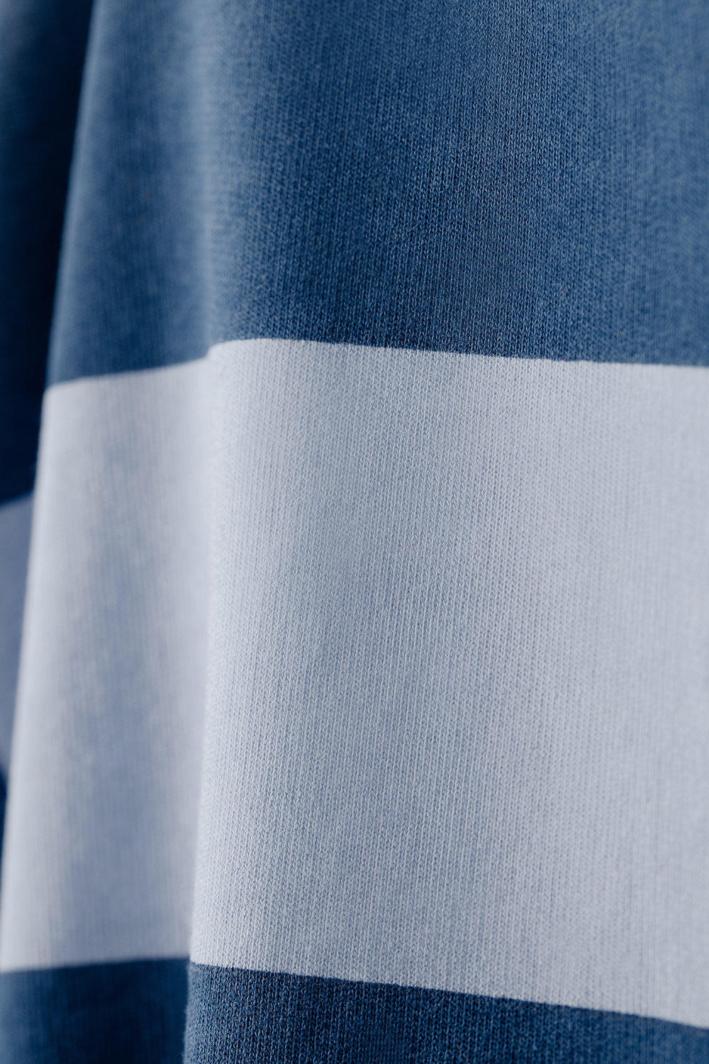 Camiseta regular algodón azul rayas niño