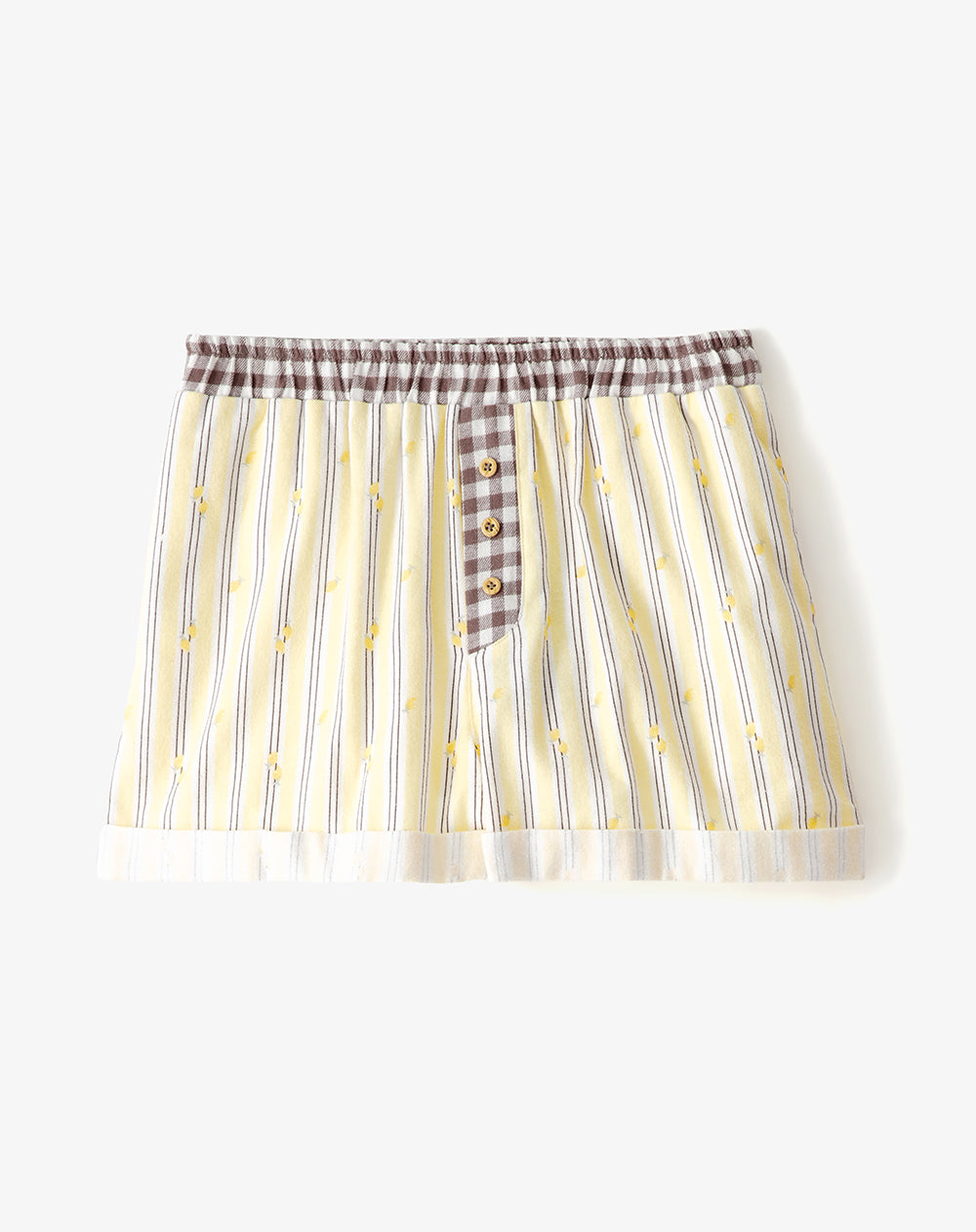 Short de pijama rayas mujer