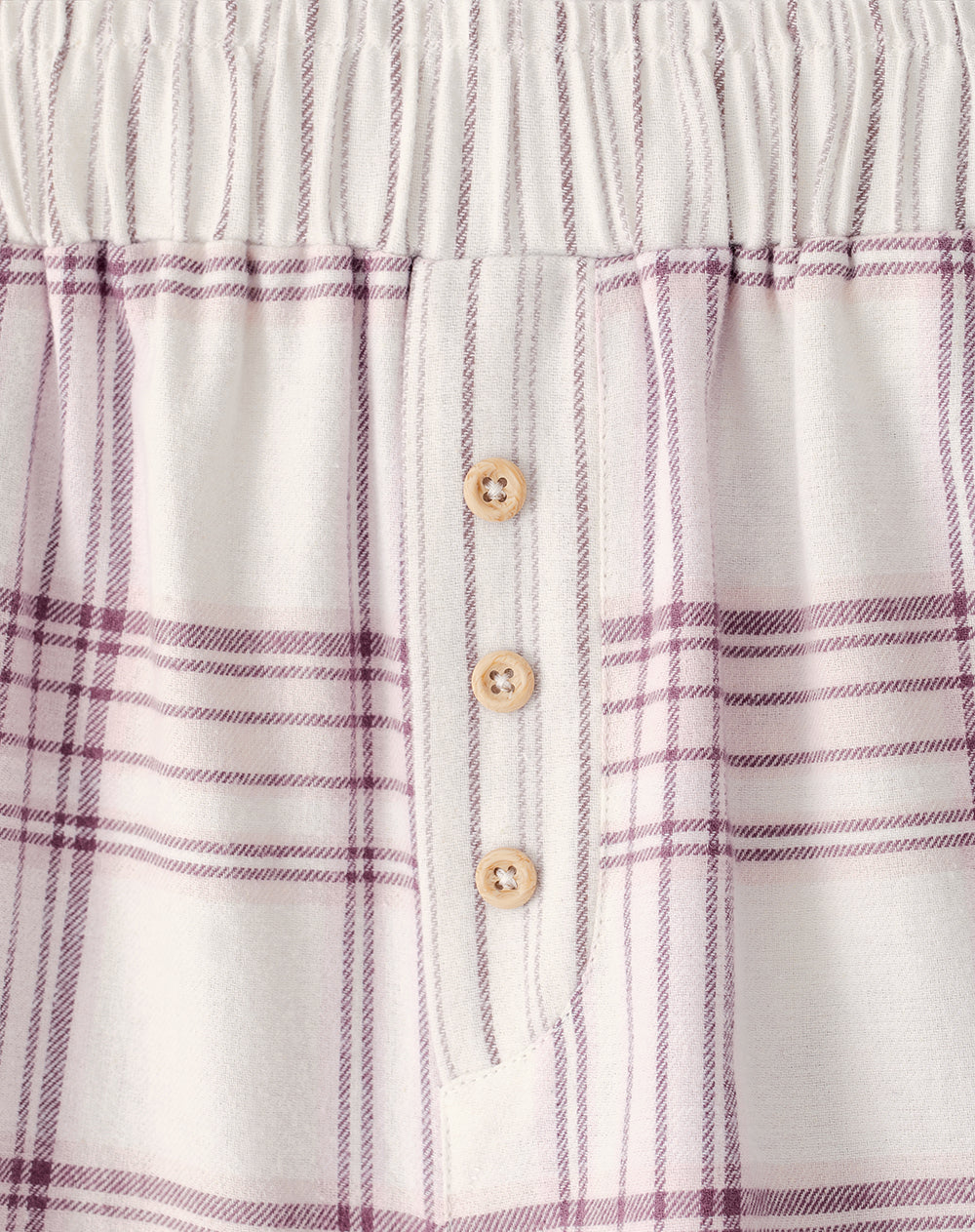 Short de pijama cuadros mujer