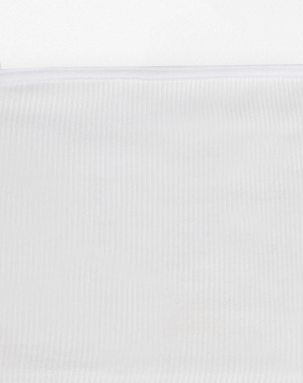 Top strapless soporte medio blanco