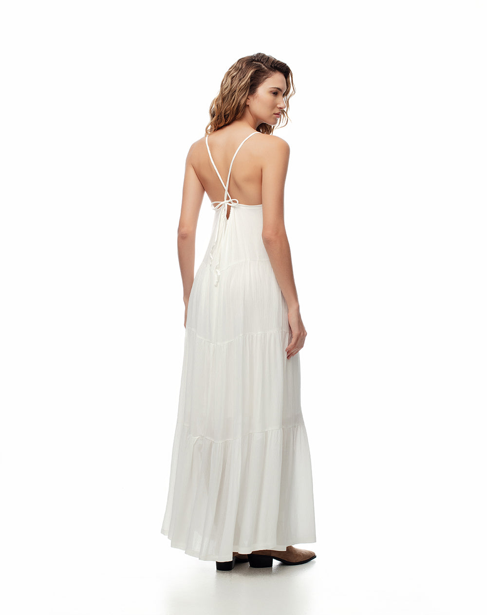Vestido largo blanco