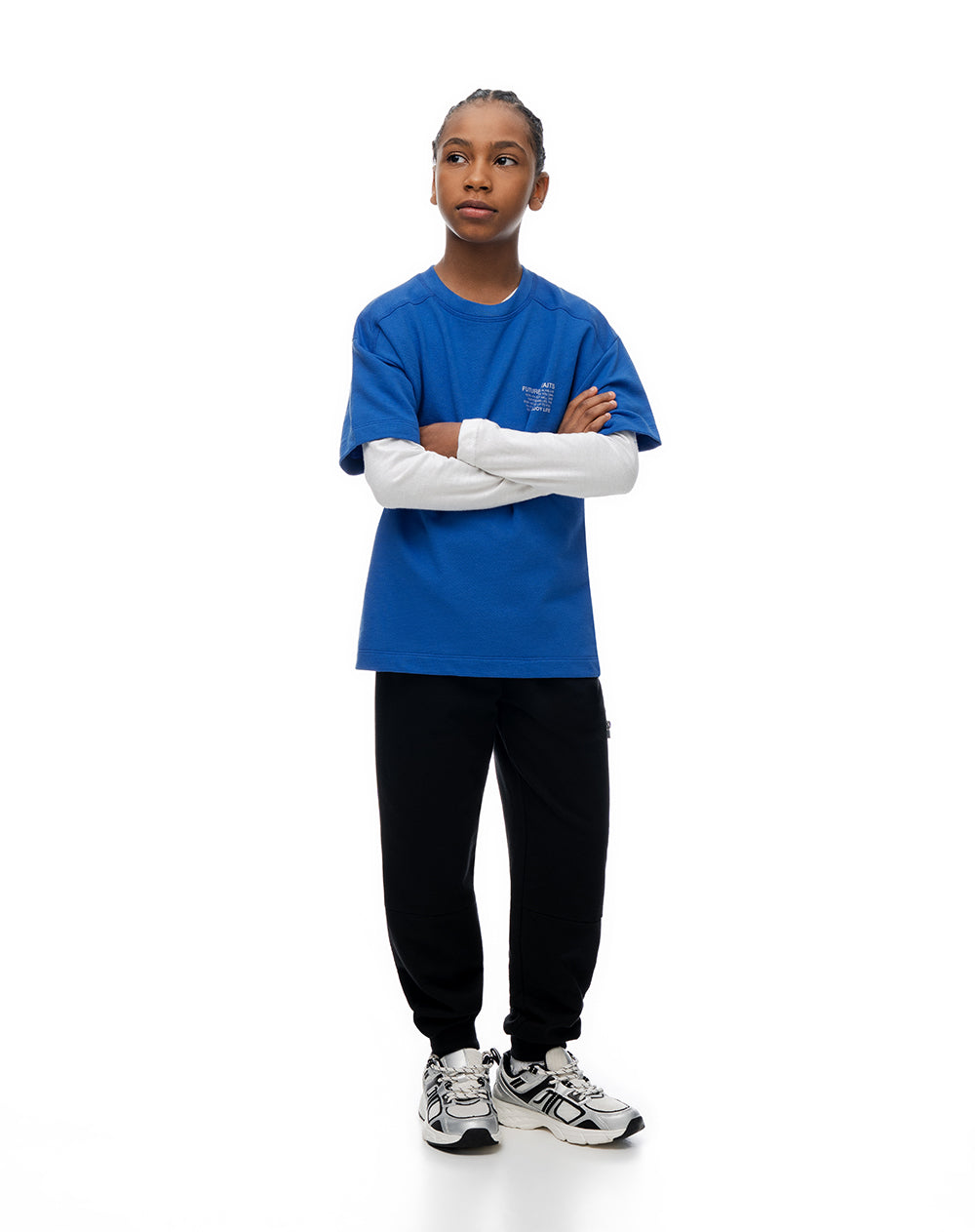 Camiseta oversize algodón estampada niño
